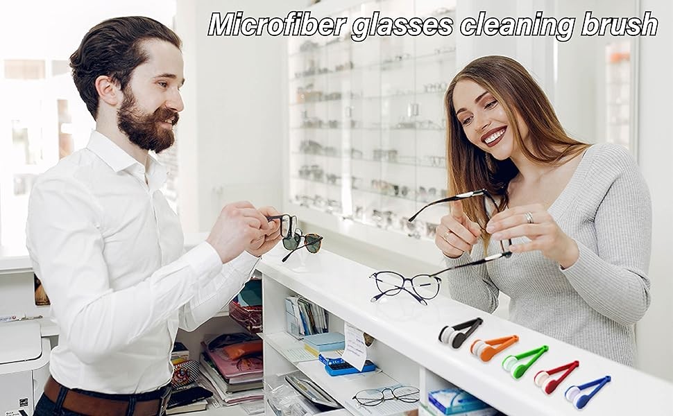 mini Eye Glasses Lens Cleaner Soft Brush Cleaning Tool,