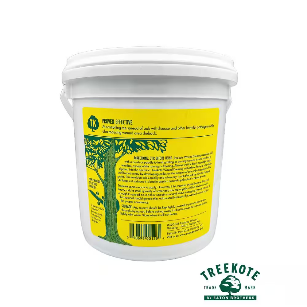 Tree Wound Dressing – 128 Oz. (1 Gal.) Tub W/Handle – Pruning Sealant and Grafti