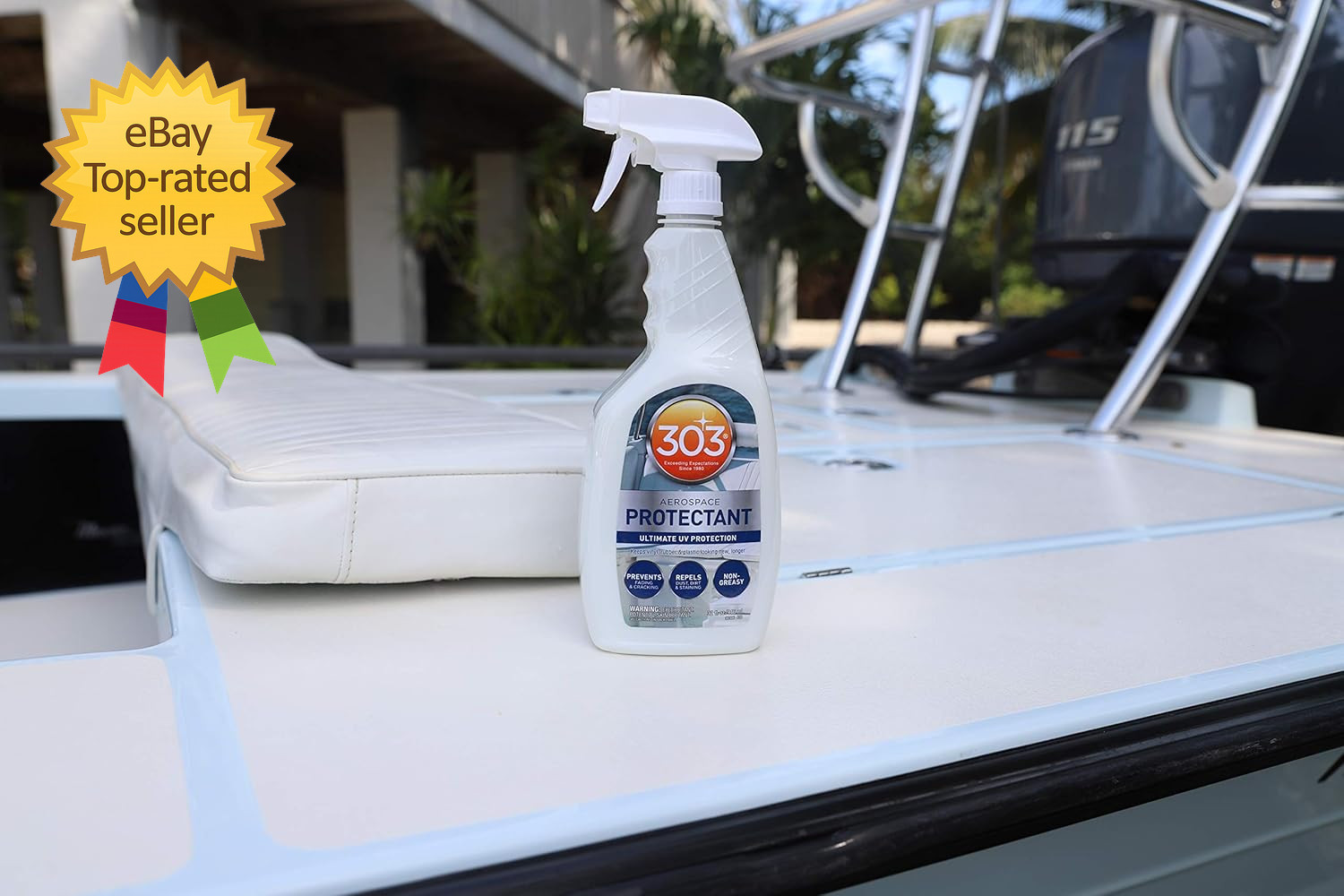 Marine Aerospace Protectant Spray 32oz UV Protection Vinyl Cleaner Matte Finish