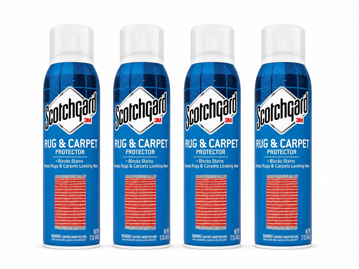 Scotchgard Rug & Carpet Protector 4 Carpet & Rug Protector Blocks Stains 17 Oz