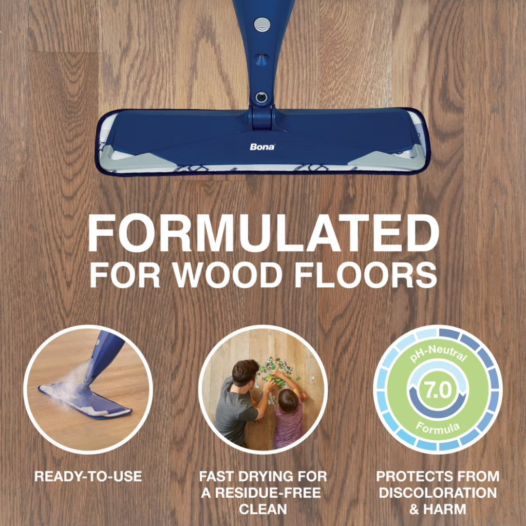 Bona Hardwood Floor Cleaner with Lavender Thyme Refill 128oz