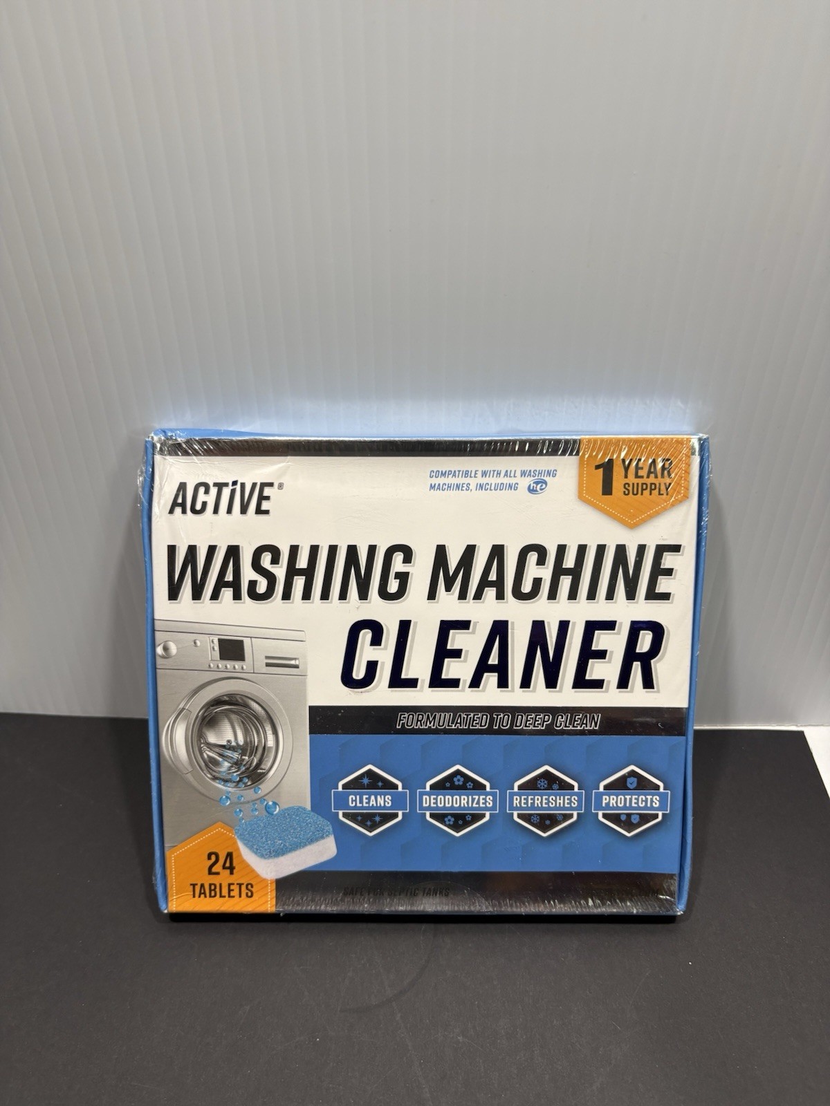 Active Washing Machine Cleaner Descaler – 24 Pack Brand New Sealed