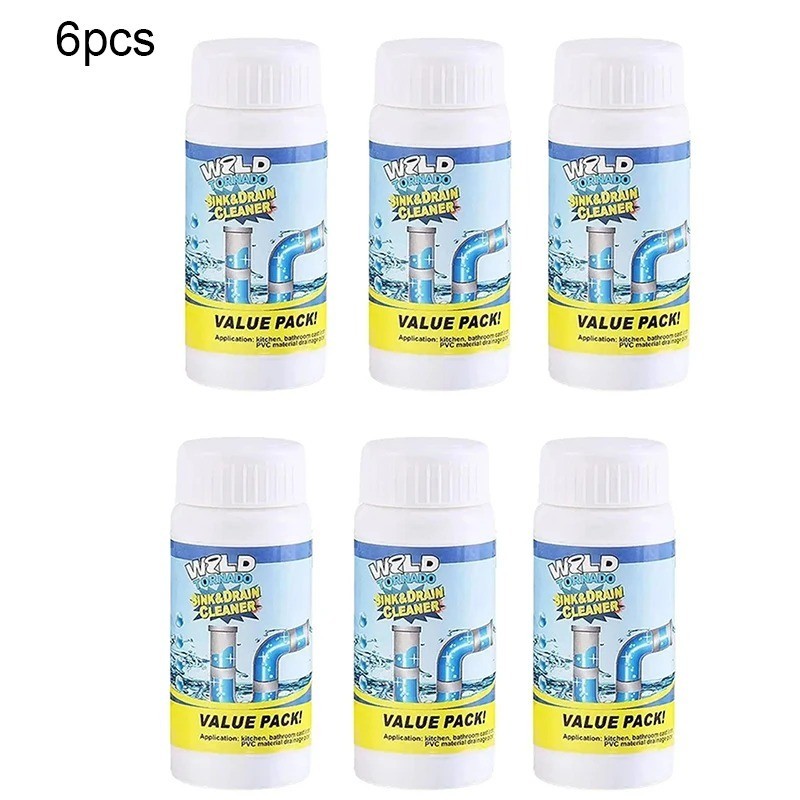 1~5x Wild Tornado Powerful Sink Drain Cleaner High Efficiency Clogging Cleaner
