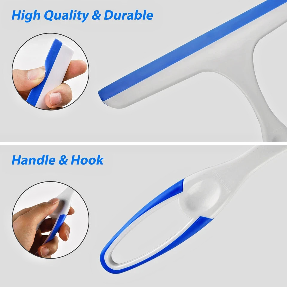Window Mirror Car Windshield Squeegee Shower Glass Wiper Kitchen House Clean US
