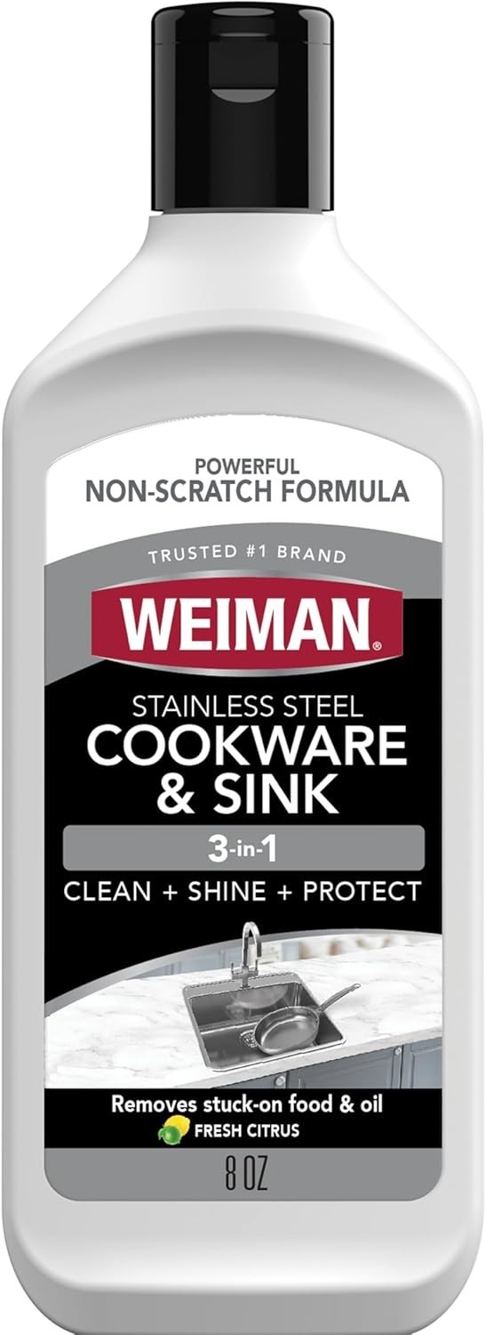 Stainless Steel Sink and Pots & Pans Cleaner and Polish