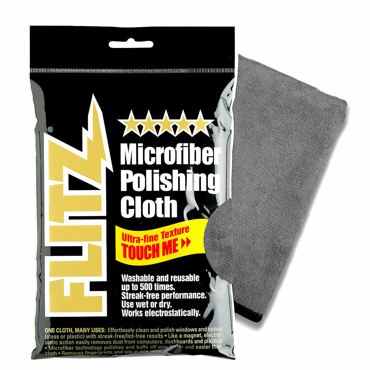 FLITZ 50 G (1.76 OZ) TUBE PROFESSIONAL POLISH W/ FLITZ POLISHING CLOTH