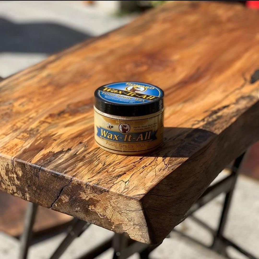 Howard Products Wax It All Beeswax Food Grade Wood and Surface Protector 9 oz