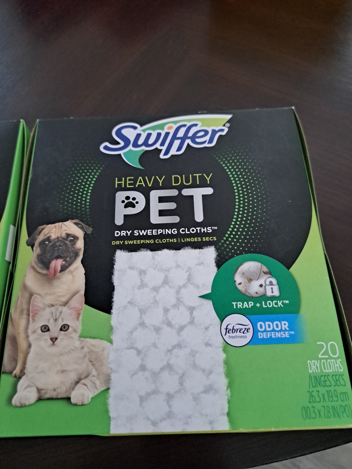 Swiffer Heavy Duty PET Sweeping Mopping Cloth Pad Refills Febreze Fresh 20ct X2