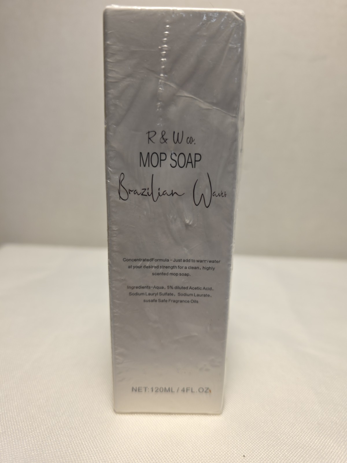 R & W Co Brazilian Waves Mop Soap Concentrated Floor Cleaning Solution 120ml 4oz