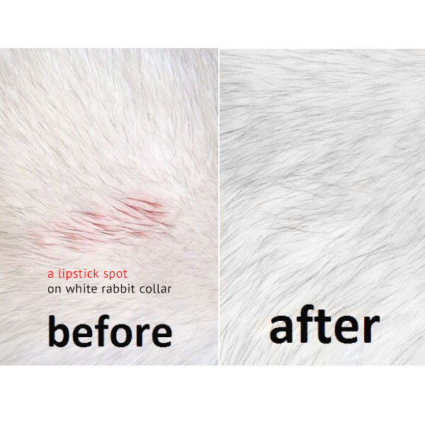 Lana’s Instant Fur Stain Remover – Cleans Makeup, Lipstick, Food, Fat