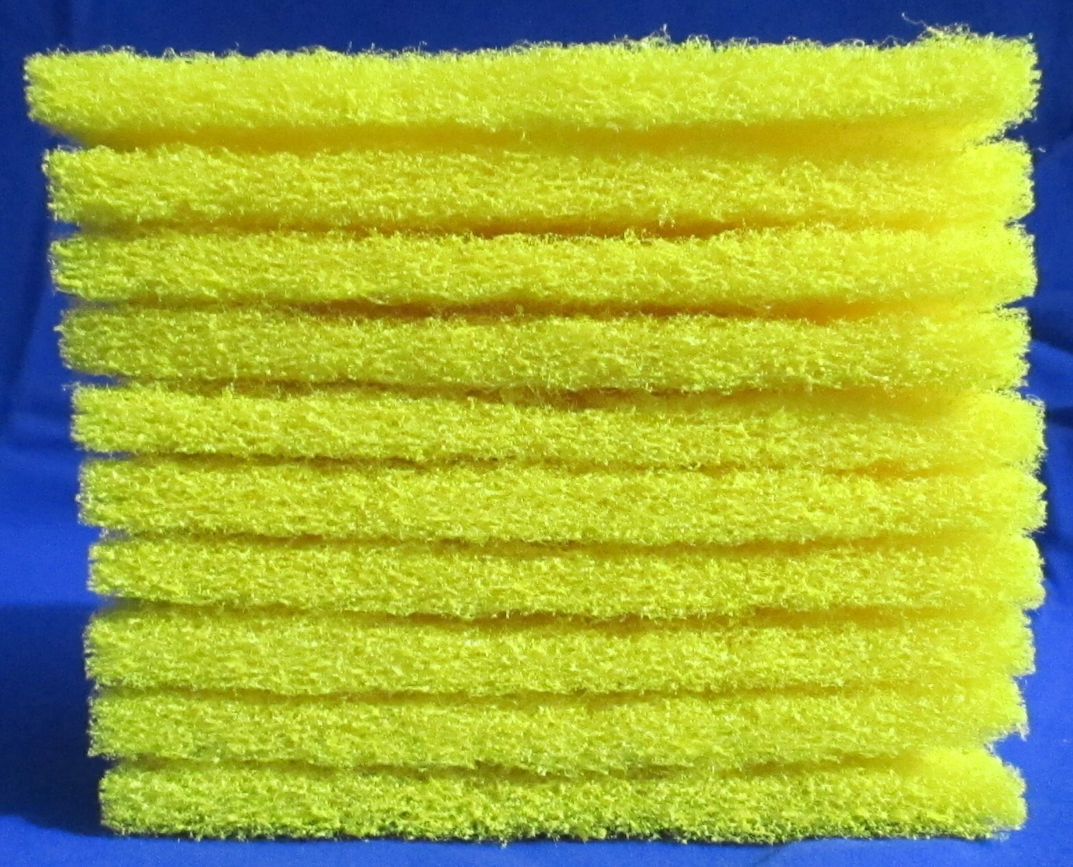 10-60 Yellow Industrial Light Duty Cleaning Scouring Pad Pot Griddle Bathroom