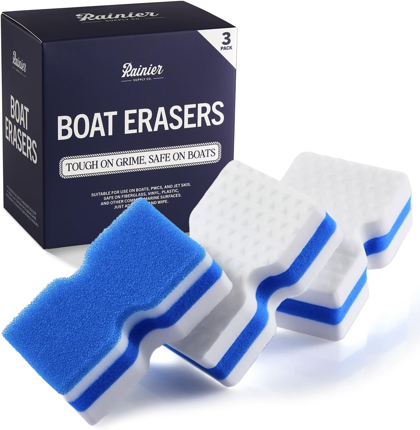 Rainiersupplyco Boat Scuff Eraser – Magic Boat Erasers for Cleaning Seats