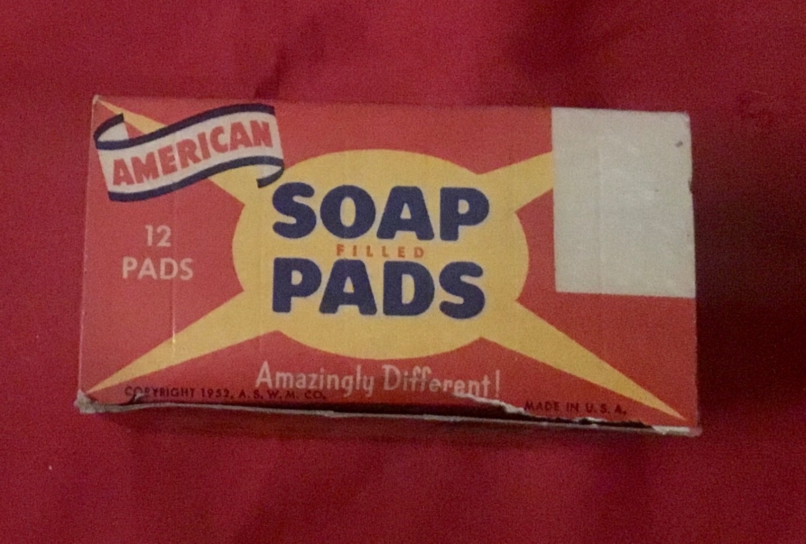 Vintage American Soap Filled Pads 12 count Discontinued
