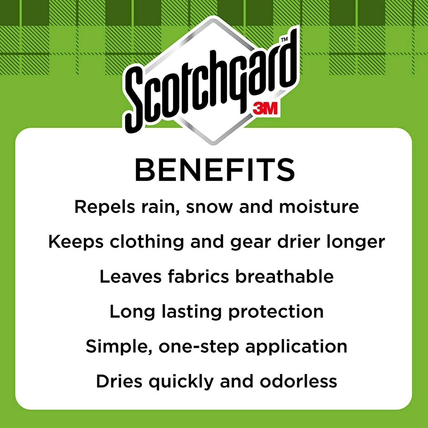 3M Scotchgard Fabric Leather Gears HEAVY DUTY OUTDOOR WATER SHIELD 10oz