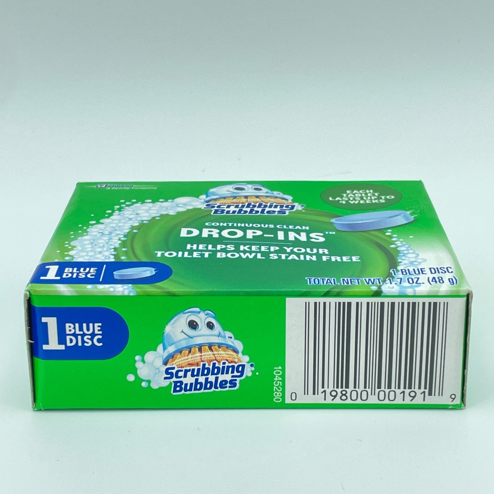 SCRUBBING BUBBLES Vanish Drop Ins Toilet Cleaner Tablets 12 Blue Discs NEW
