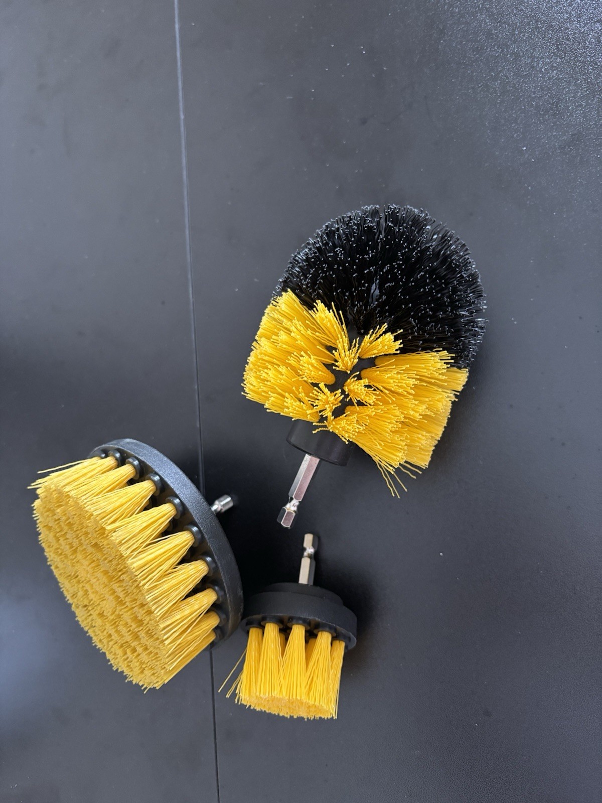 Drill Brush Set 3 Piece (Yellow) – Free Shipping