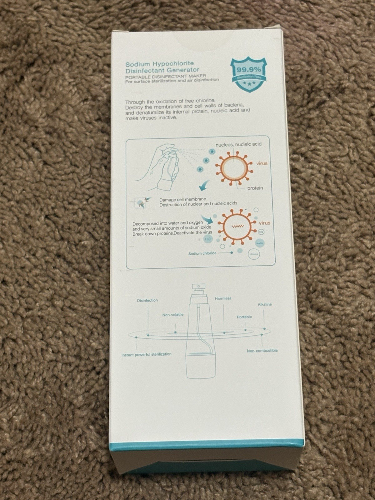 Portable Disinfectant Maker – Disinfectant Liquid Making Machine New