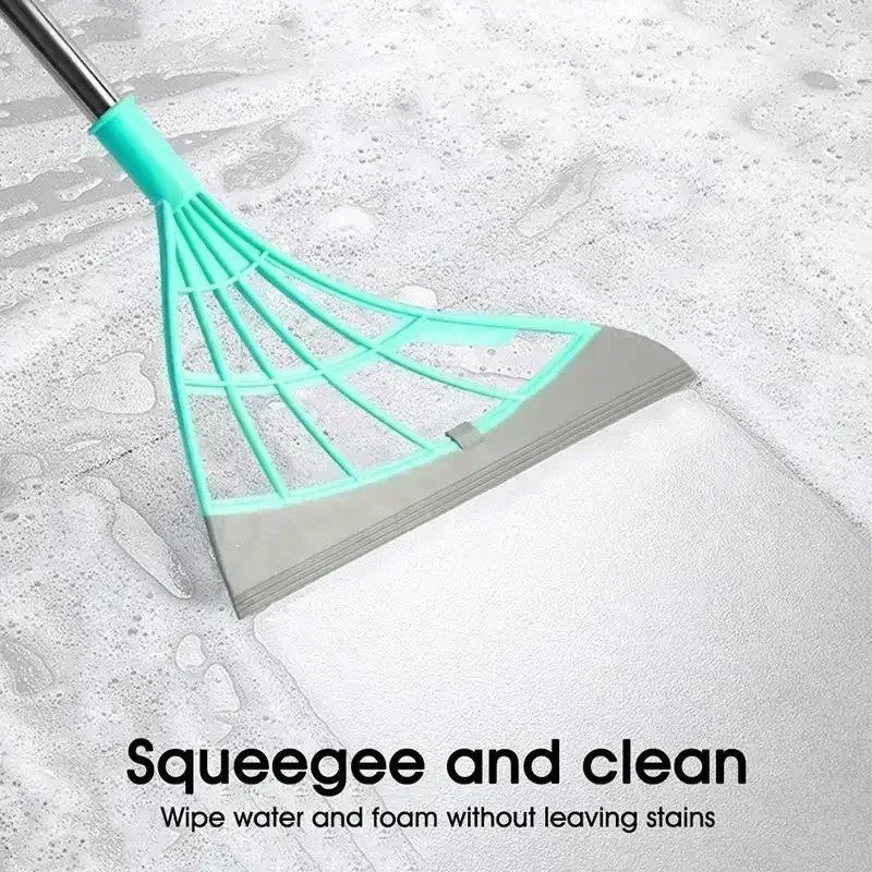 Surface Lightweight Silicone Broom, Squeegee, Pet Hair Remover, Indoor Cleaning
