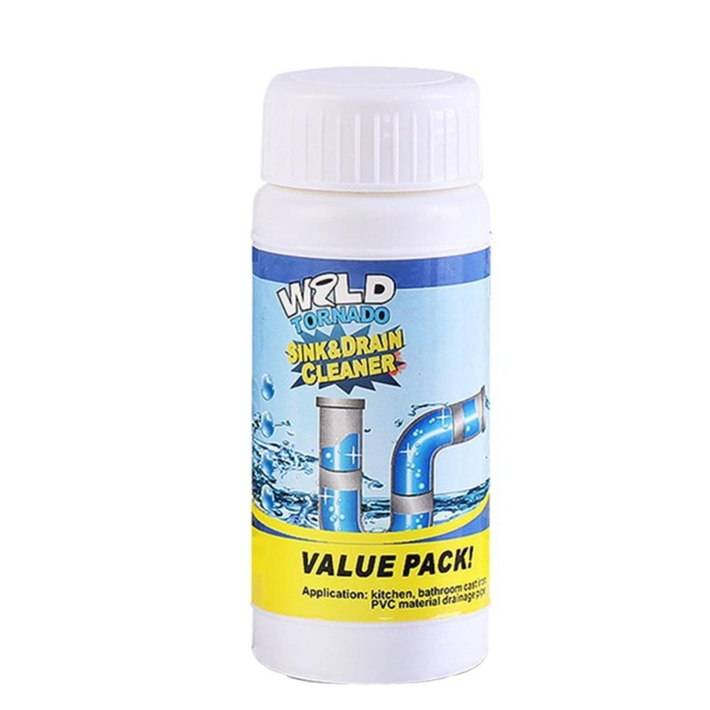 Wild-Tornado Powerful Sink / Drain Cleaner Powder – Quick Foaming Super Clean