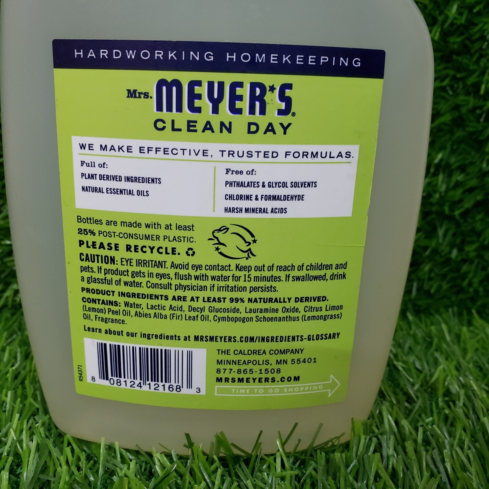 Mrs. Meyer’s Clean Day TUB and TILE Cleaner – LEMON VERBENA – 976ml/33 fl oz