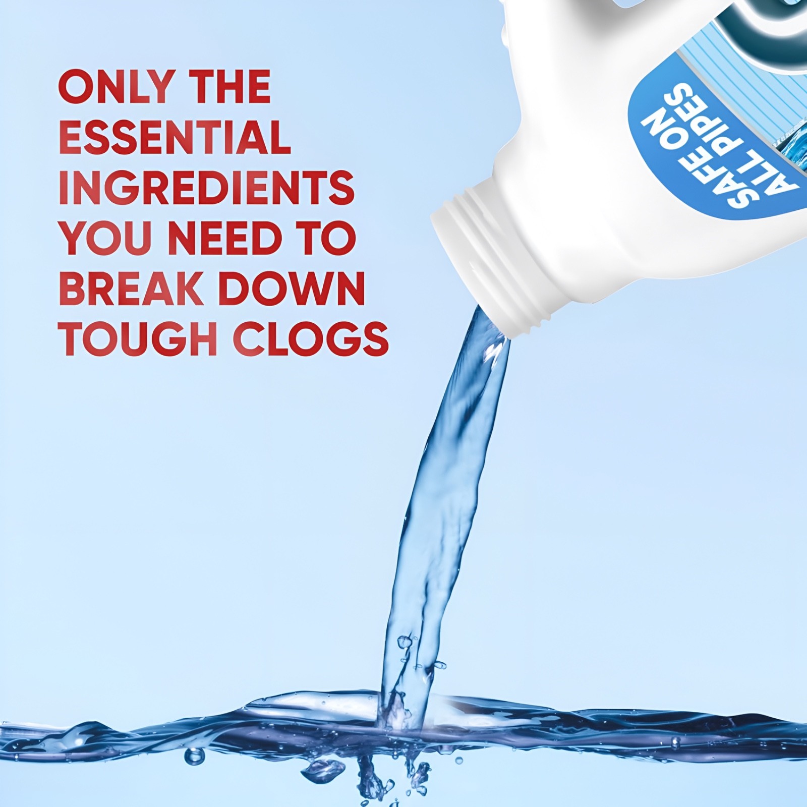 Drano Balance Drain Clog Remover & Cleaner – Non-Corrosive Formula (Safe on All)