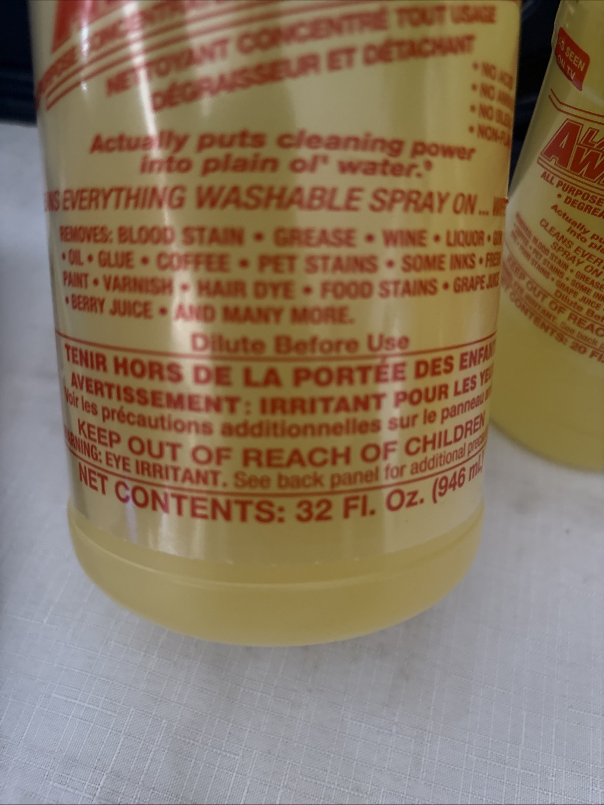 La’s Totally Awesome All Purpose Cleaner Bundle Spray 20 oz and refill 64 oz