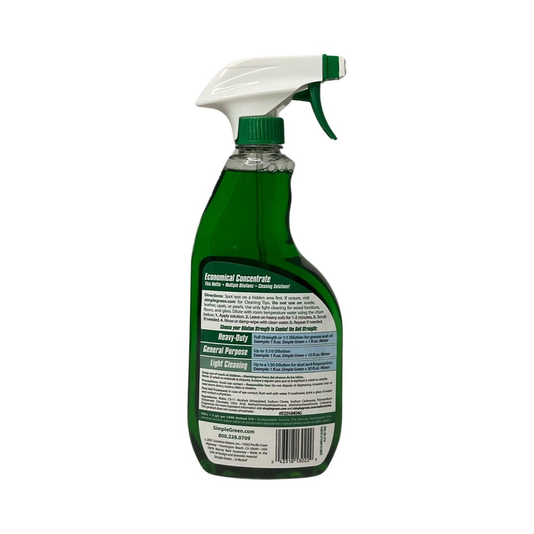 Simple Green 24 oz Spray Bottle Concentrated Industrial Cleaner& Degreaser – 6pk