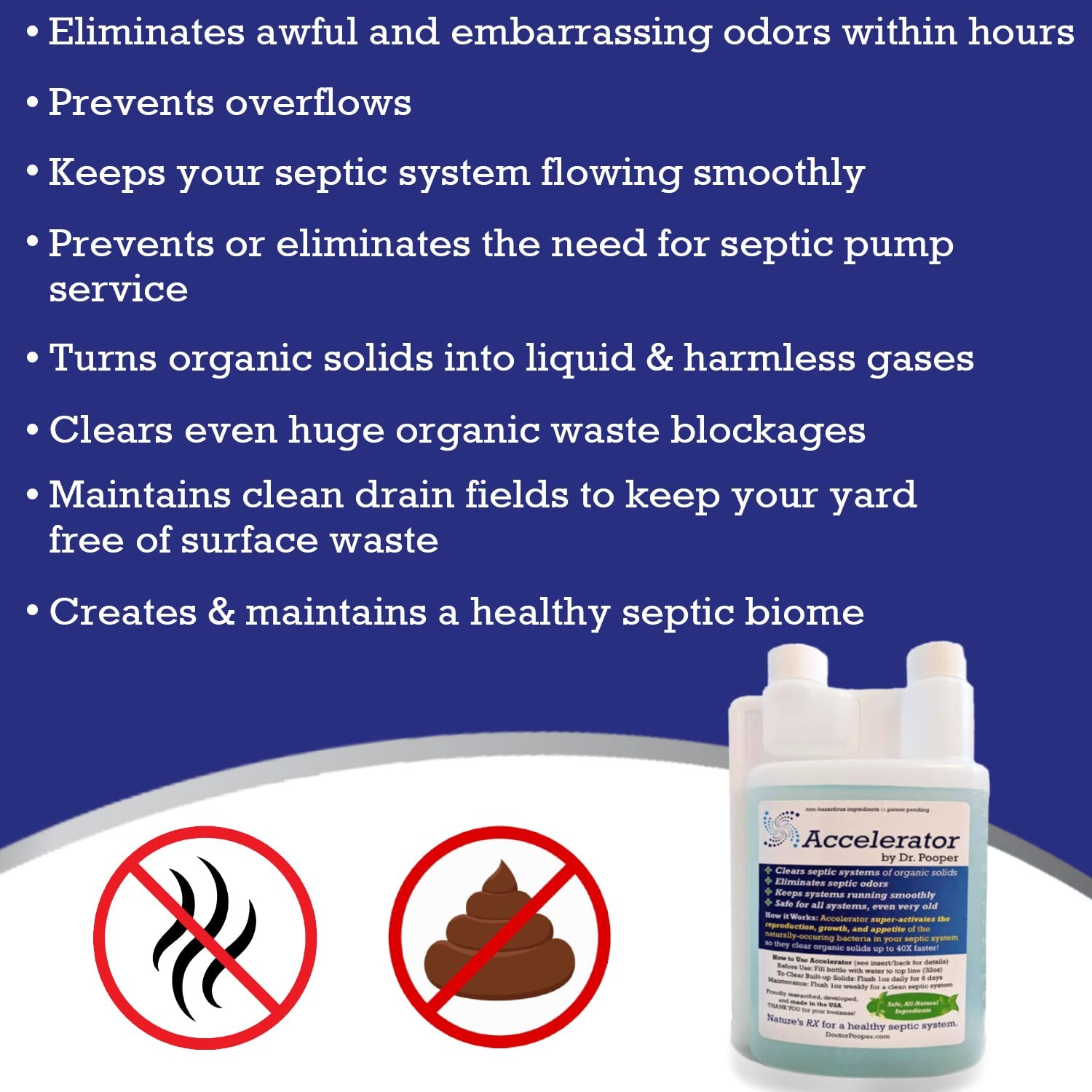 Accelerator Septic Tank Treatment Environment-Friendly Septic System Maintenance