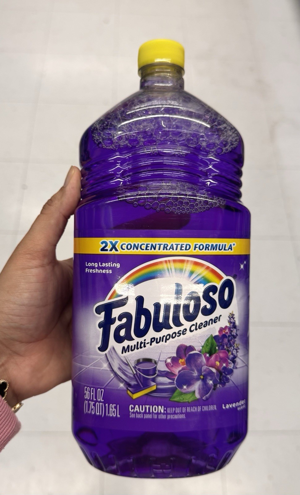 Fabuloso Multi-Purpose Cleaner 2X Concentrated, Watermelon Scent, 56 fl oz