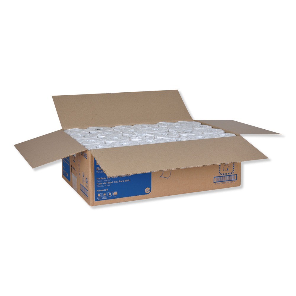 Tork TM6130S Advanced 2-Ply Septic Safe Bath Tissue – White (48/Carton) New