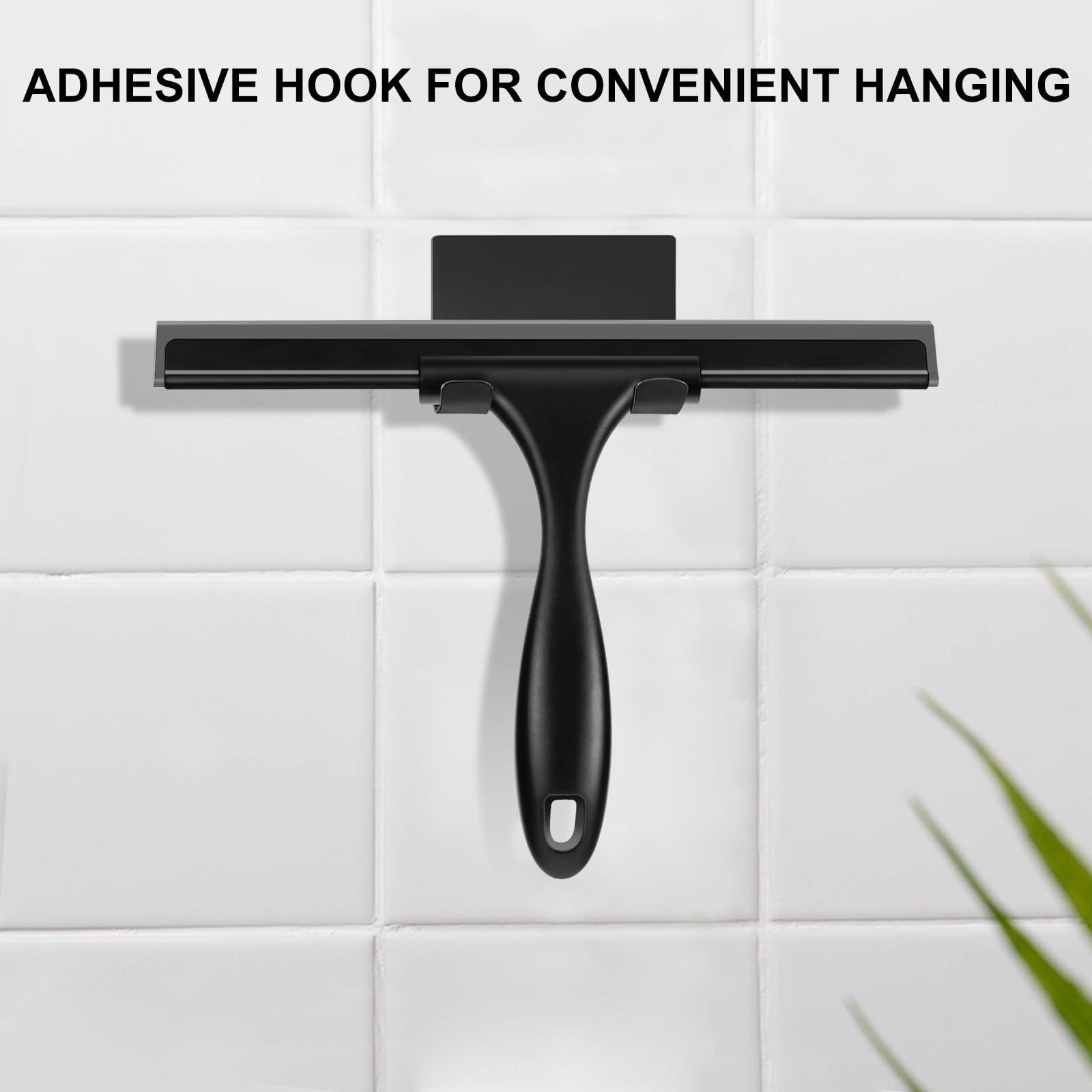 “10 Inch Stainless Steel Shower Squeegee for Glass, Tile, Bathroom, Car”