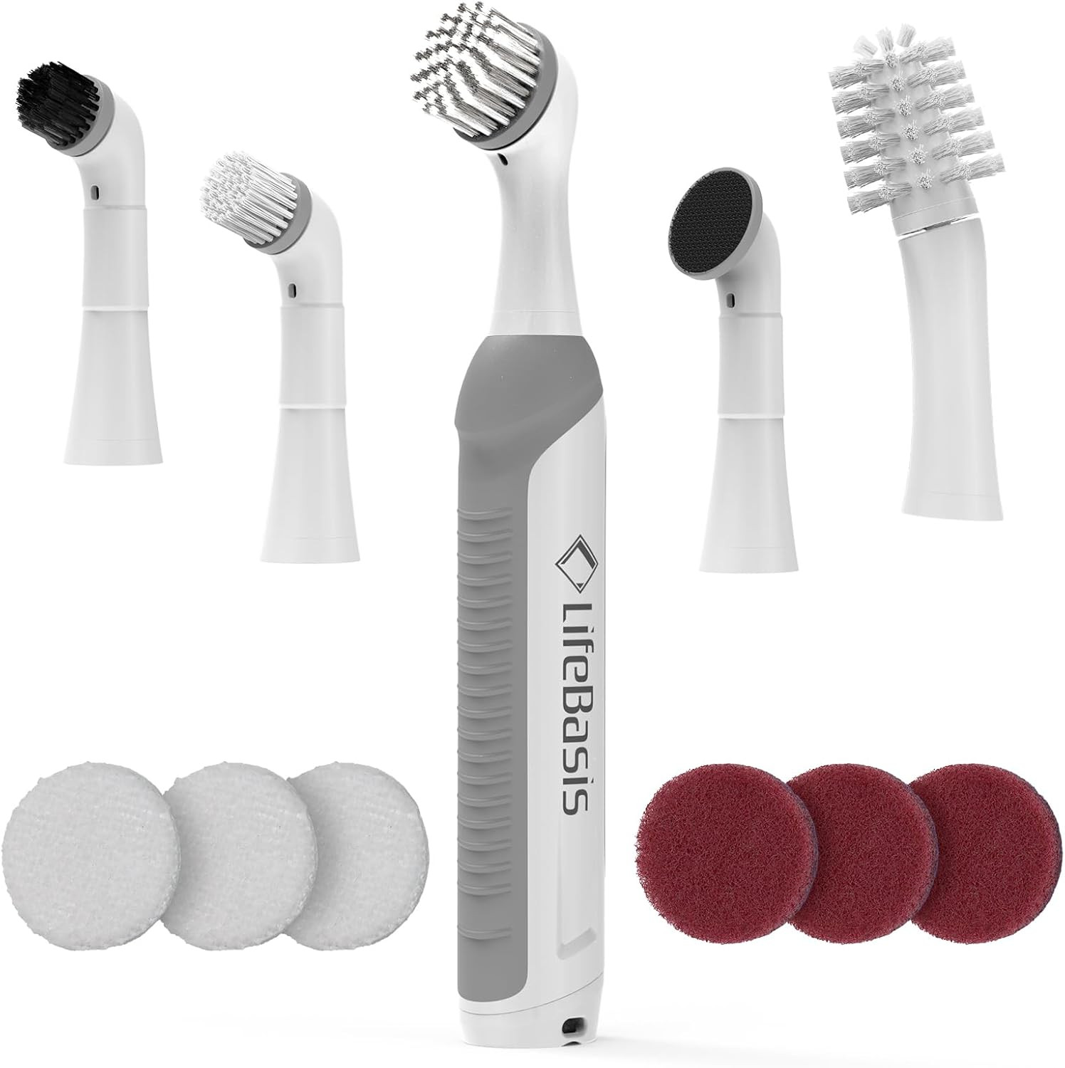 Rechargeable Power Scrubber Cordless Electric Cleaning Brush Water Resistant
