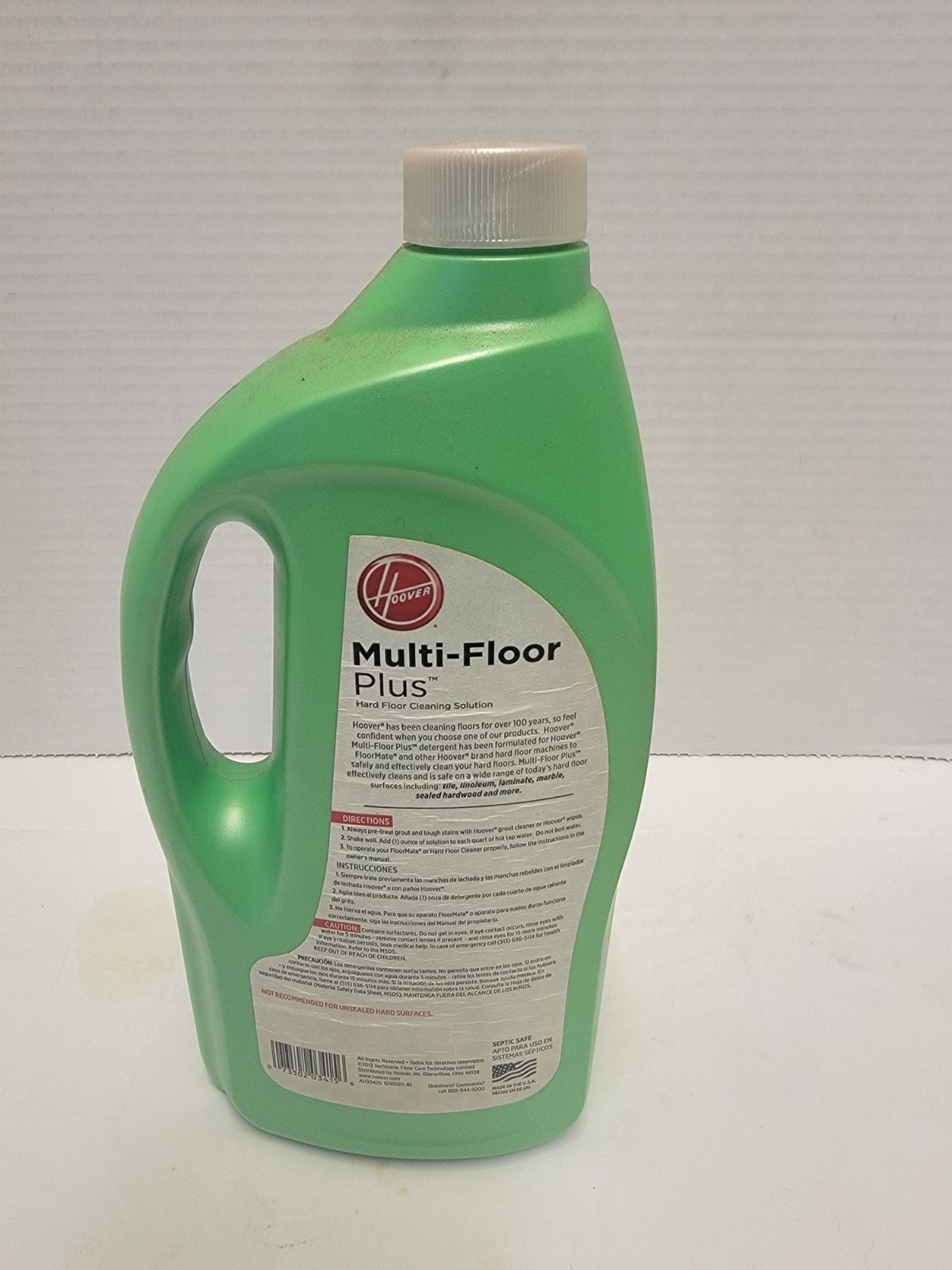 Hoover Multi-floor Plus 2 x Concentrate Cleaning Solution – 32oz Almost 3/4 Full