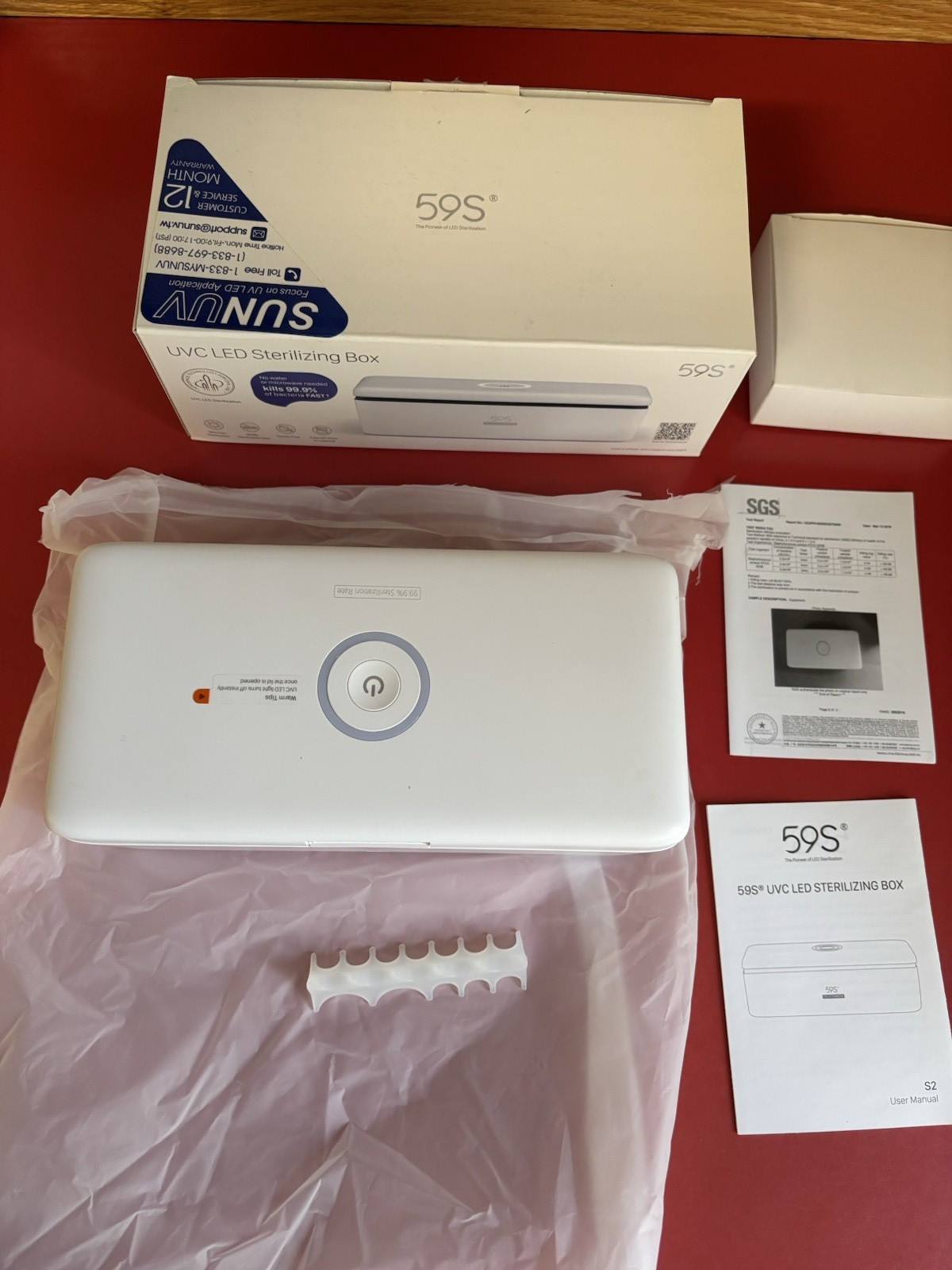 S2 59S UV LED Sterilizing Box for Mobile Phone, Glasses, Watches & more