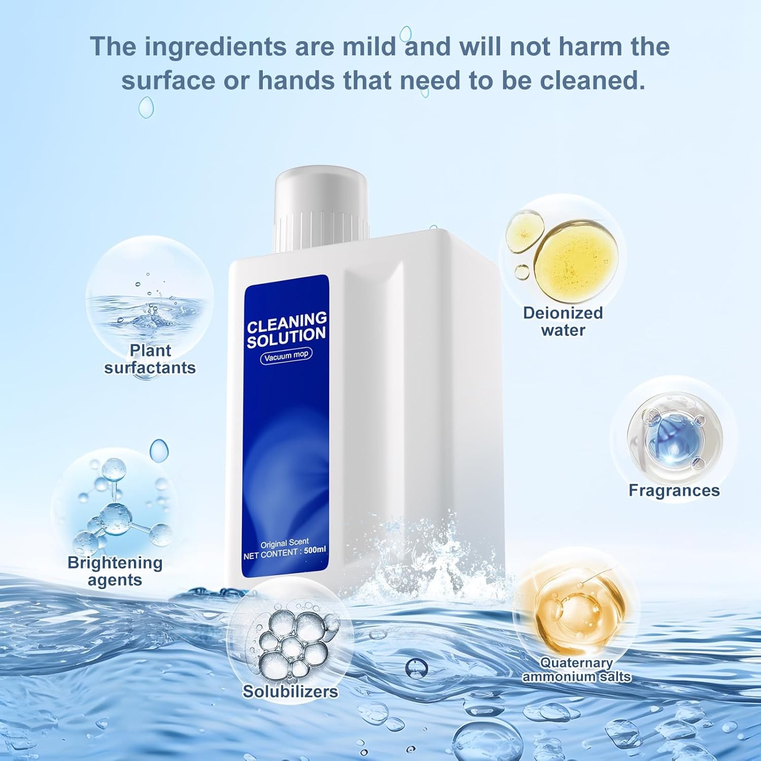 Floor Cleaning Solution Scent Compatible with Dreame Cleaning Solution Residue