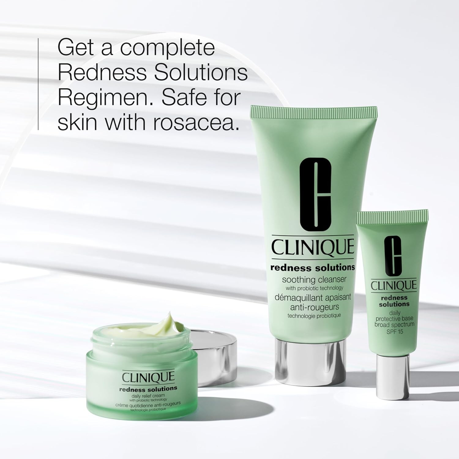 Clinique Redness Solutions Redness Regimen Skincare Set | Soothing Cleanser, 2