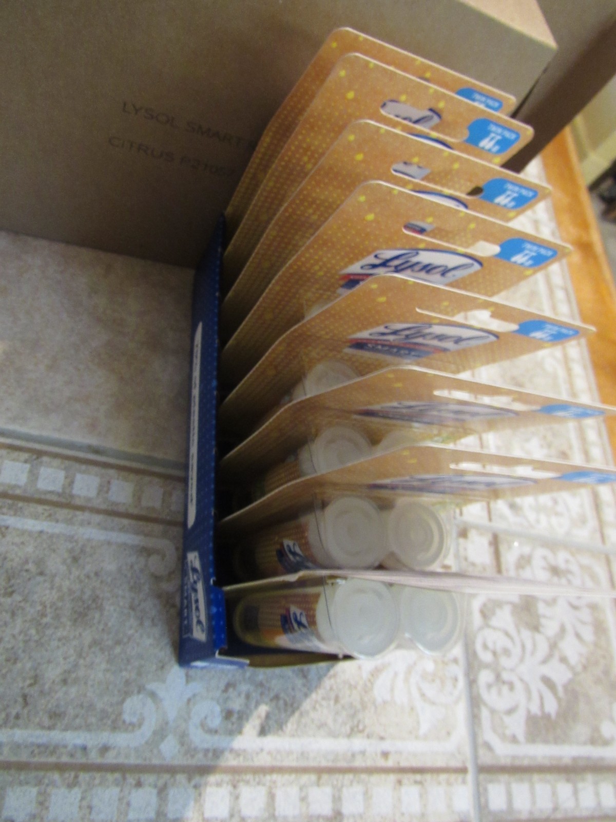Lysol SMART Multi-Purpose Cleaner Box of 8 Refill Cartridge, Citrus Breeze NEW