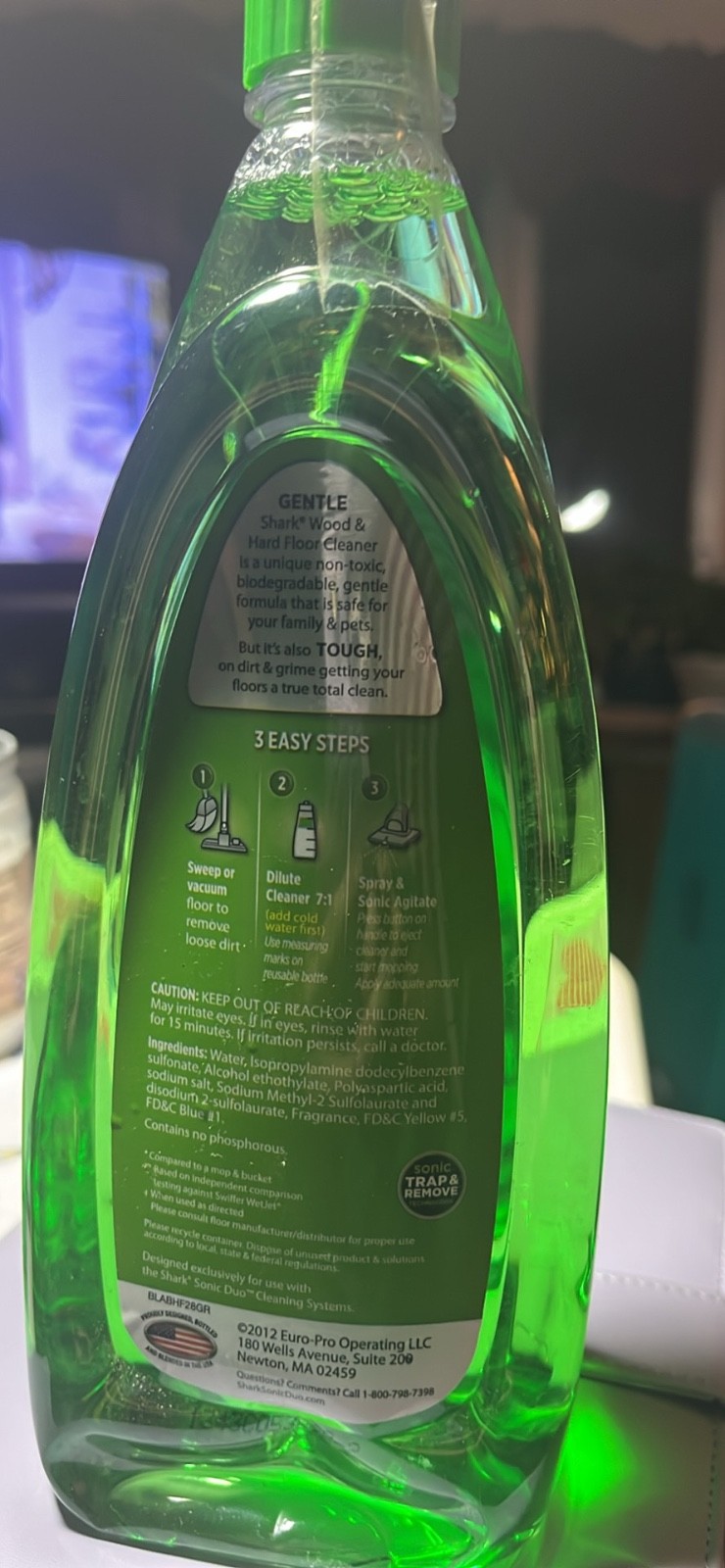 Shark Wood & Hard Floor Cleaner 32 Oz HARD TO FIND