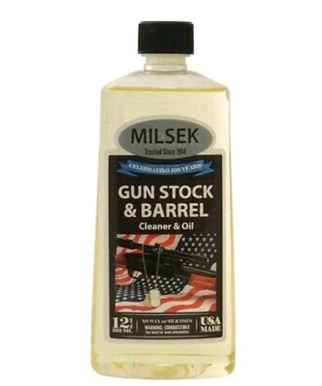 Milsek Gun Stock & Barrel Cleaner, 12 fl oz