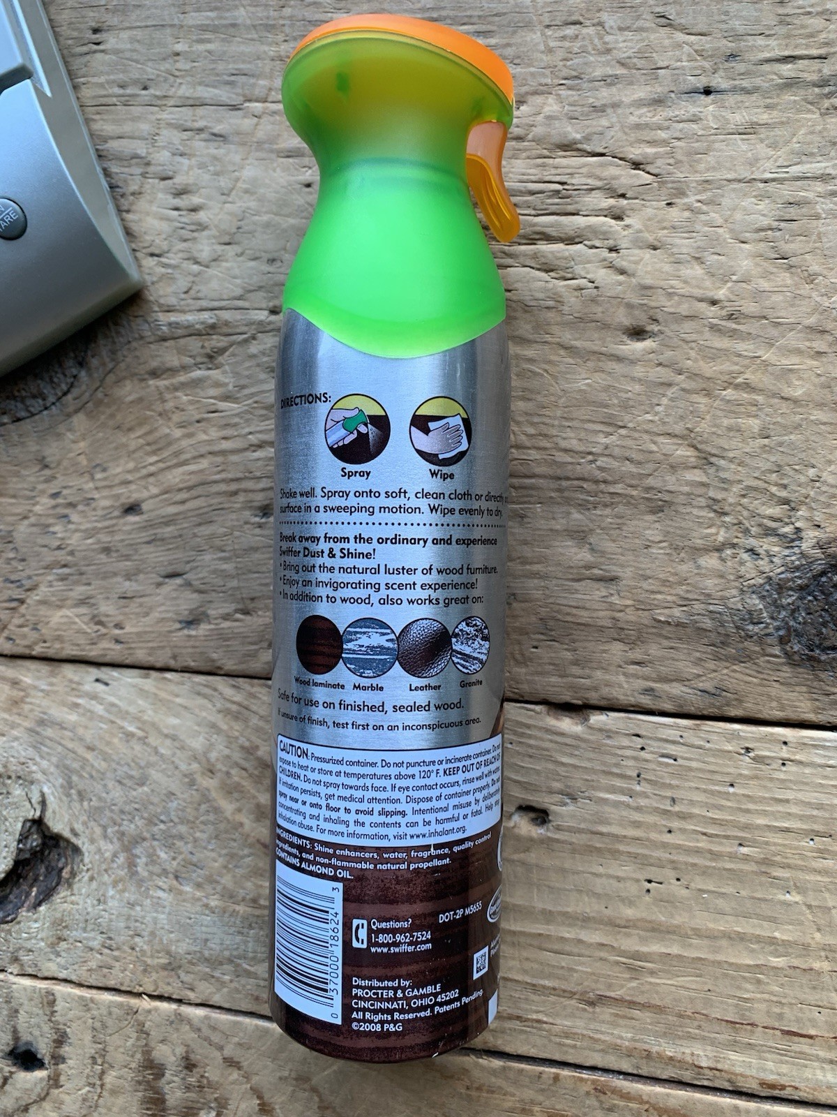 Swiffer Dust & Shine Spray Tropical Sunrise Scent 9.7 Oz