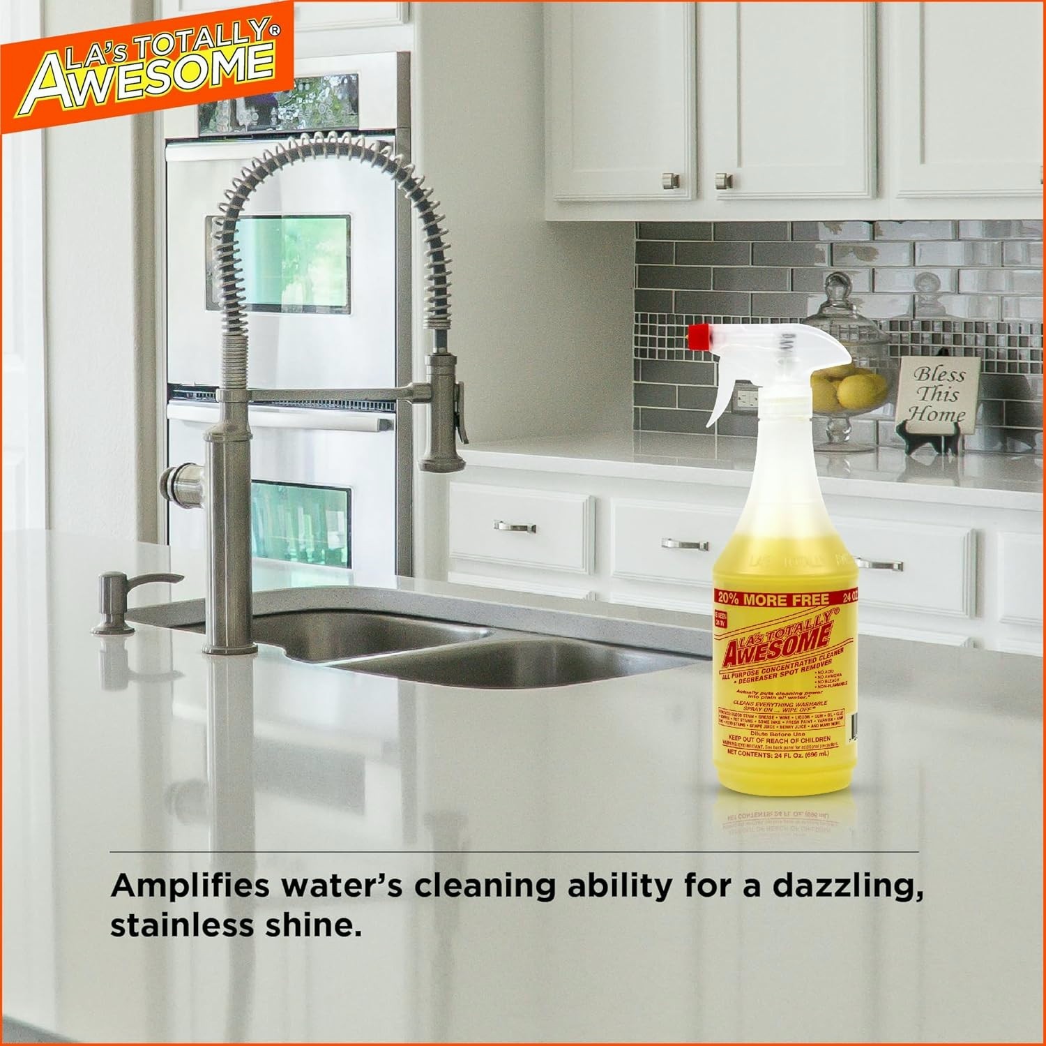 4 Pack – LA’s Totally Awesome All Purpose Cleaner Concentrated Degreaser 64oz