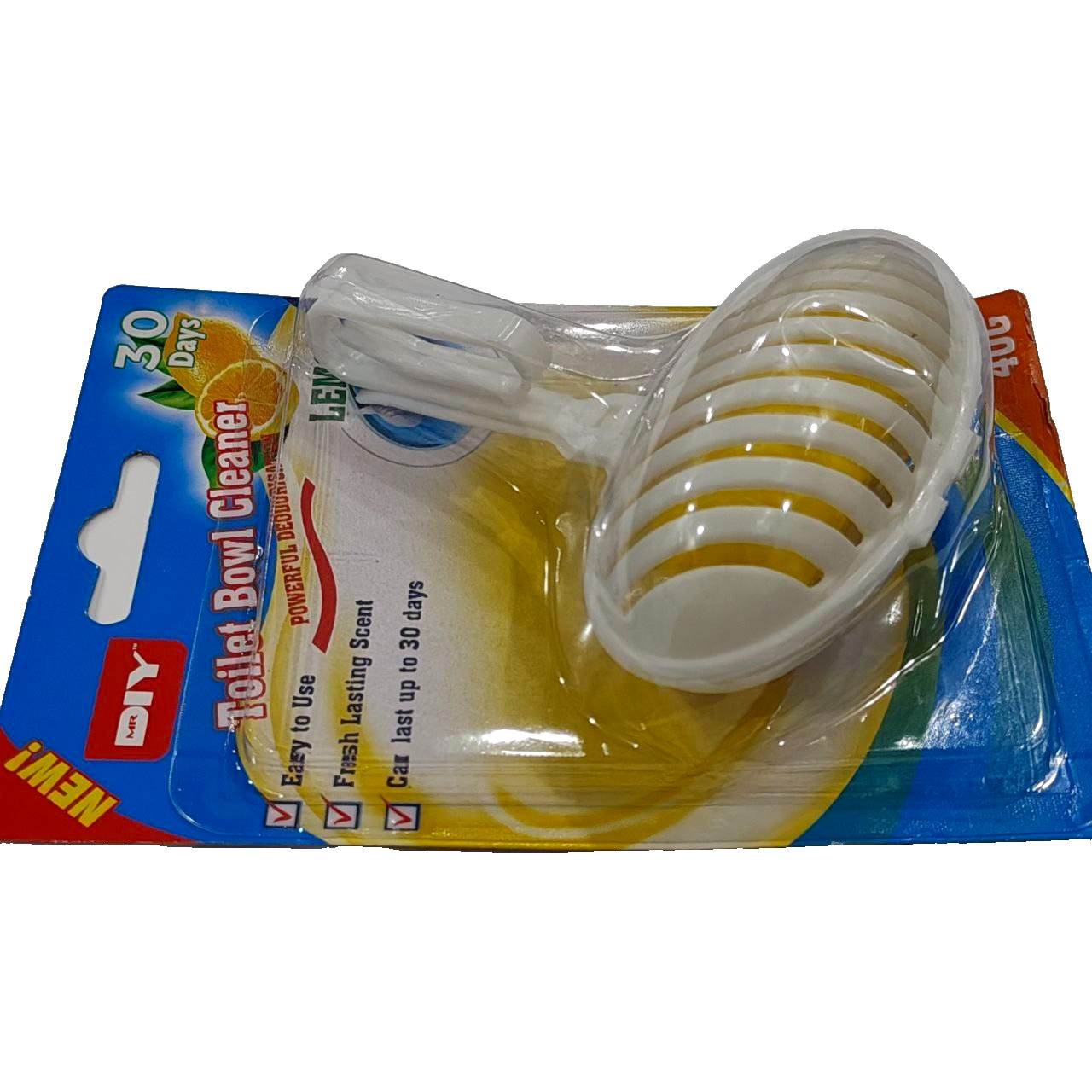 Toilet Bowl Hanger Lemon Fresh – Powerful Deodorizer Lasts 30 Days Easy to Use