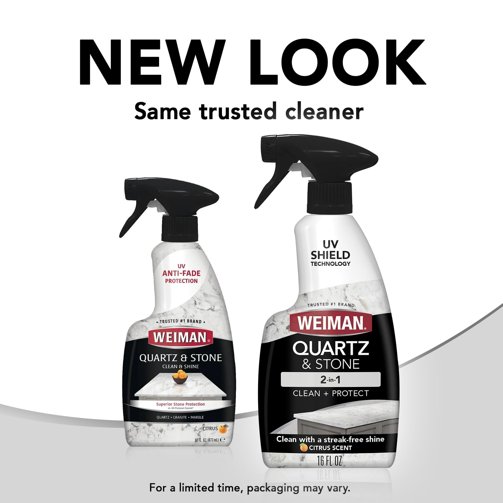 Weiman Quartz Countertop Cleaner and Polish (2 Pack w/Micro Towel) Clean and