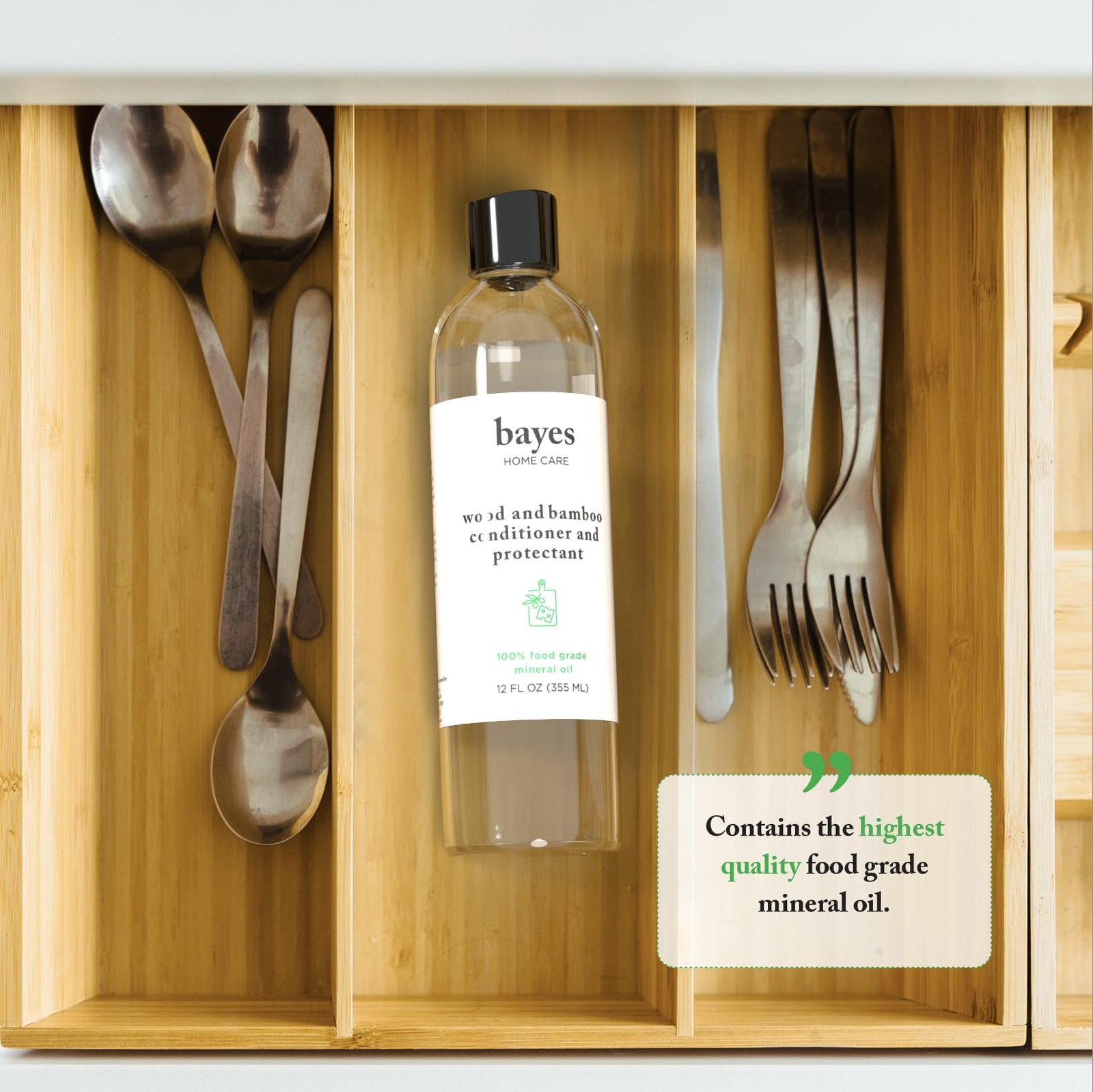 Bayes Food Grade Mineral Oil for Cutting Board Mineral Oil Food Grade for Ba…