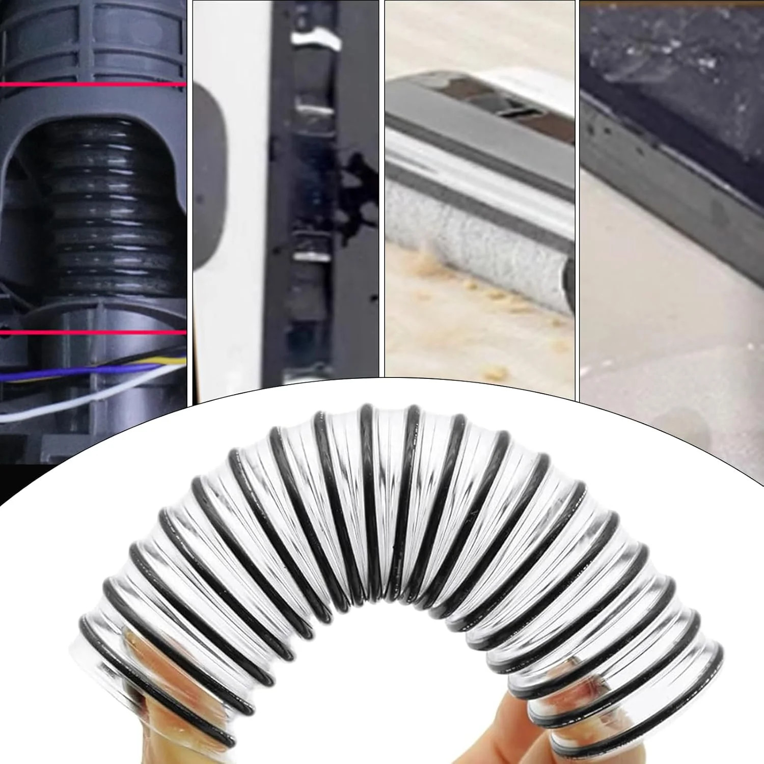 2 Pack Lower Hose Fit for Tineco Floor ONE S3 IFloor 3 Handheld Vacuum Cleaner,