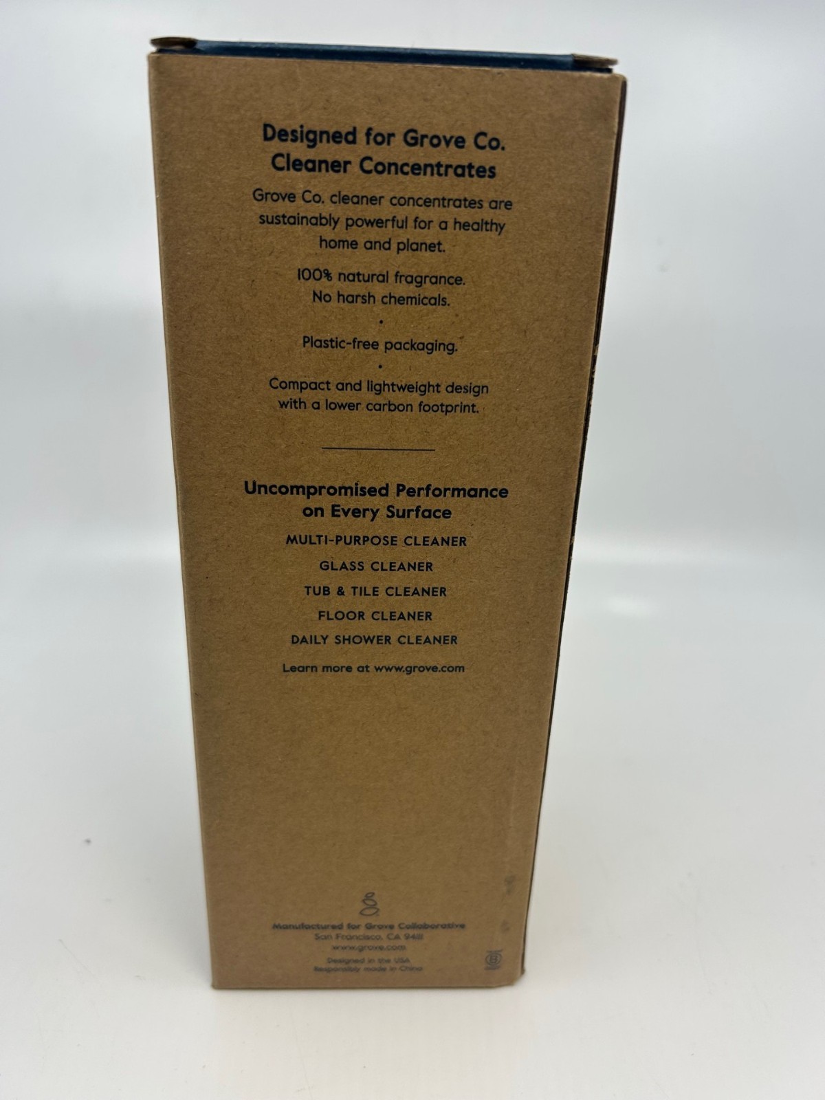 Grove Co. Reusable Cleaning Spray Bottle with Silicone Sleeve in Lime NEW
