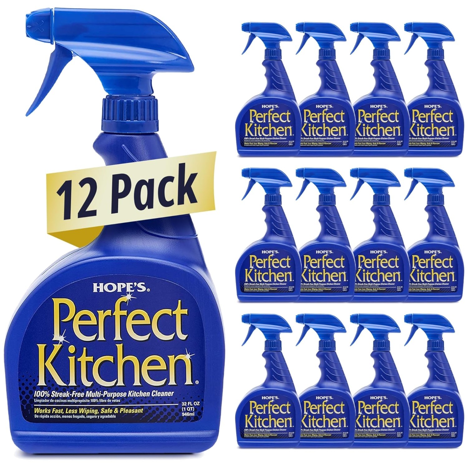 No-Residue All Purpose Cleaning Spray – Pack of 12