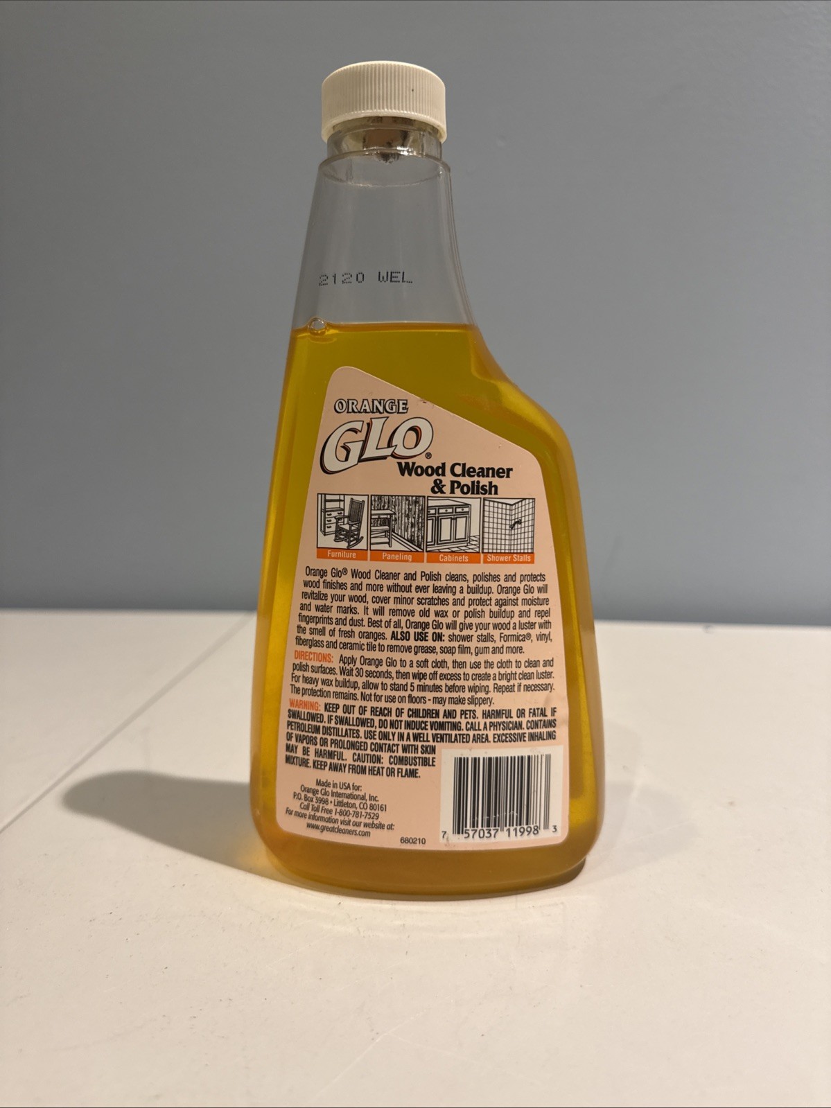 Orange Glo 11998 16 Oz Wood Cleaner and Polish