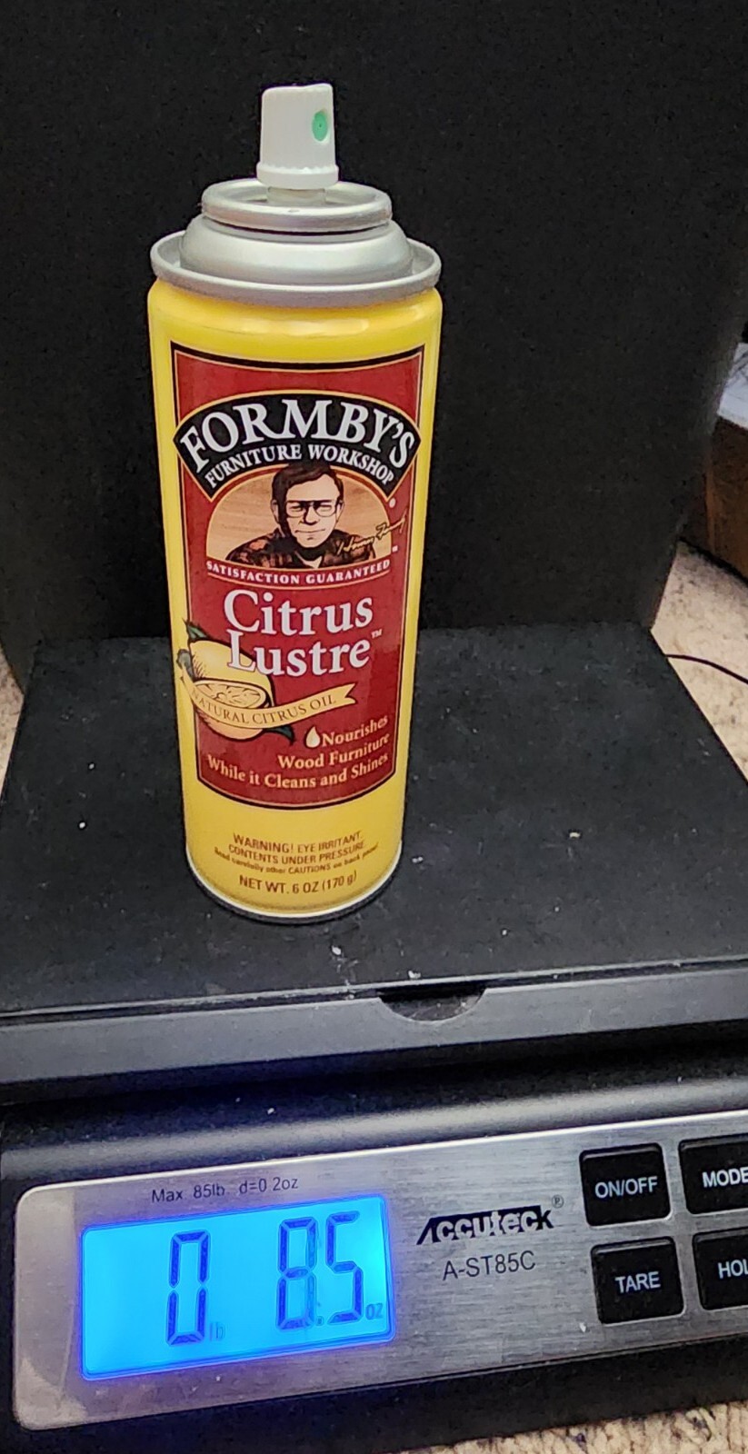 Formby’s Furniture Workshop citrus Lustre Furniture Polish 6 oz. New