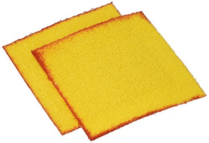 3-2pks CHORE BOY Golden Fleece Scouring Cloths Pads Scrubs Cleaning Kitchen Tool